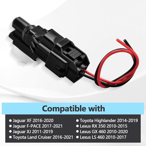 Ambient Air Temperature Sensor with Pigtail Harness Compatible with Jaguar XF F-PACE XJ, Toyota Land Cruiser Highlander, Lexus RX 350 GX 460 LS 460 Replaces 88790-22131 88625-32171 in Saudi Arabia