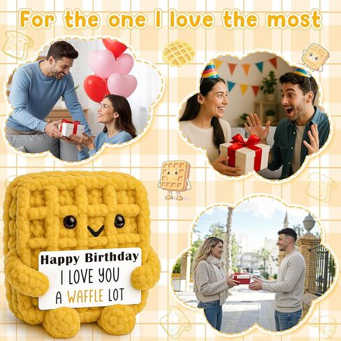 هدايا عيد ميلاد للرجال، أبي، زوج، جده، هدايا عيد ميلاد سعيد للنساء، أمها، زوجة، صديقة، صديقها، بابا، الرجال، 60، 70، 40، 50، 21، أنا أحبك، هدايا كروشيه مصنوعة يدويًا لطيفة in Kuwait