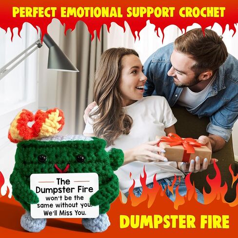 Retirement Gift for Woman, Men – Crochet Emotional Support Plush – Best Going Away Gifts for Coworkers Women, Coworker Leaving Gifts for Women, Men, Teacher, Nurse in Kuwait