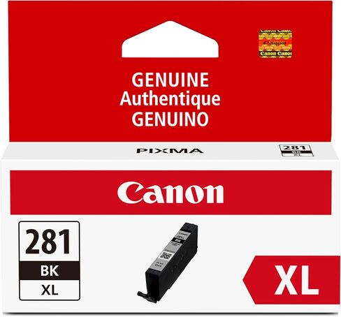 Canon CLI-281 XL Genuine BKCMY Four Color Value Pack, Compatible with TR8520, TS9120,TS8120, TS6120, TS9521C/a, TS9520/a, TS8220, TS6220, TS8320, TS6320, TS702/a, and TR8620/a Series Printers in Kuwait