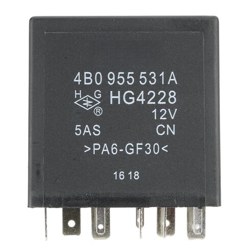 4B0955531A #377 12VDC 30A 11Pin مرحل التحكم في الممسحة مرحل محرك الممسحة المتقطع مع قابس توصيل سريع in Saudi Arabia