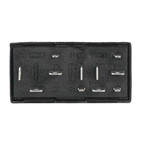 4B0955531A #377 12VDC 30A 11Pin مرحل التحكم في الممسحة مرحل محرك الممسحة المتقطع مع قابس توصيل سريع in Saudi Arabia