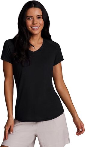 قميص RBX تشغيل للنساء ، زبدة قصيرة الأكمام ناعمة لئي in Kuwait