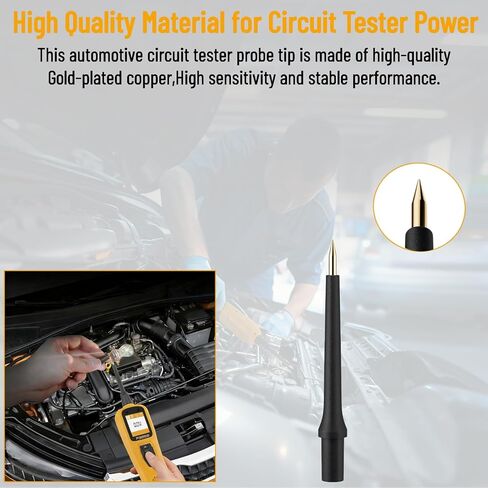 2 Pack Probe Tip 4Mm Banana Jack 3 Probe Accessories Compatible with Power Circuit Probe Kit, Use for Autel and Other Brands Automotive Circuit Tester Electrical System Diagnosis in Saudi Arabia