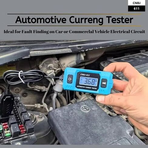 Automotive Circuit Fault Probe Tester,Portable High-Precision 20a 48v Car Circuit Probe Tester,Relay Tester 12v Car Relay Tester,with Led Display & Front Lighting,Car Relay Fuse Blade Checker in Kuwait