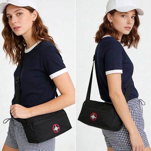 حقيبة كروس SKZZ Merch خفيفة الوزن مقاومة للماء للاستخدام اليومي، حقيبة حبال للأطفال، تصميم مدمج أنيق مثالي للمعجبين والأساسيات اليومية in Kuwait