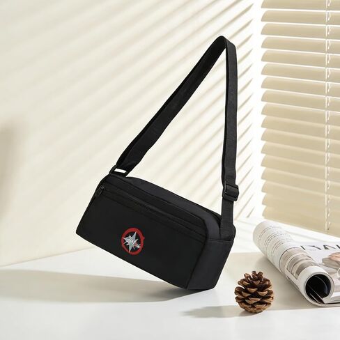 حقيبة كروس SKZZ Merch خفيفة الوزن مقاومة للماء للاستخدام اليومي، حقيبة حبال للأطفال، تصميم مدمج أنيق مثالي للمعجبين والأساسيات اليومية in Kuwait