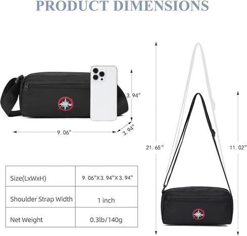 حقيبة كروس SKZZ Merch خفيفة الوزن مقاومة للماء للاستخدام اليومي، حقيبة حبال للأطفال، تصميم مدمج أنيق مثالي للمعجبين والأساسيات اليومية in Kuwait