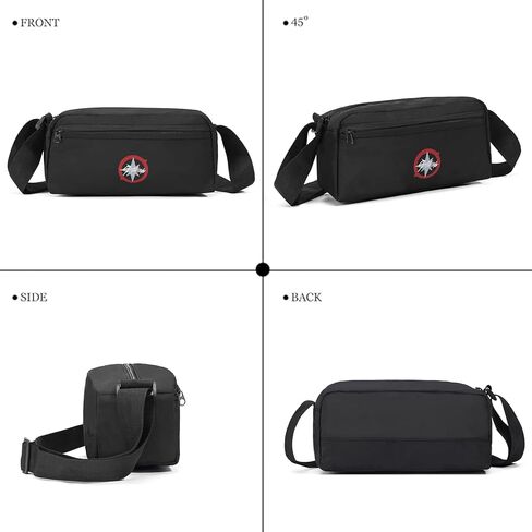 حقيبة كروس SKZZ Merch خفيفة الوزن مقاومة للماء للاستخدام اليومي، حقيبة حبال للأطفال، تصميم مدمج أنيق مثالي للمعجبين والأساسيات اليومية in Kuwait