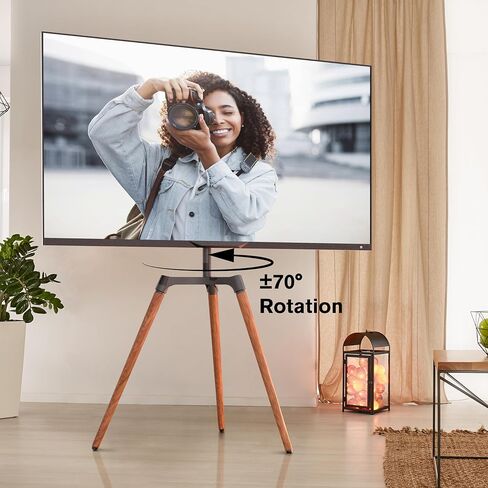 ProMounts Modern Exhibition TV Stand Mount for 42-84 inch LED LCD OLED Plasma Flat and Curved TV Screens, 4 Leg Modern Studio TV Stand Holds 99 lbs, Max VESA 600x400 in Kuwait