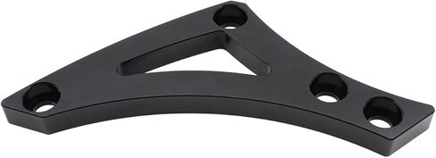 دعامة مولد كتلة صغيرة من الألومنيوم الخام باللون الأسود متوافقة مع محركات V-Belt Mopar Chrysler SB Dodge 318 340 360 in Saudi Arabia