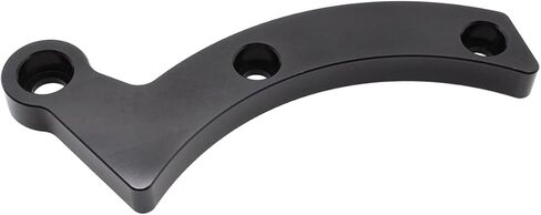 دعامة مولد كتلة صغيرة من الألومنيوم الخام باللون الأسود متوافقة مع محركات V-Belt Mopar Chrysler SB Dodge 318 340 360 in Saudi Arabia