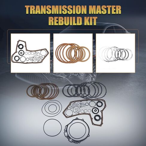 JF010E Transmission Master Rebuild Kit Overhaul Fit for 2011-2014 Quest 3.5L,2003-2016 Murano 3.5L 2016 Murano 2.5L Replace OE RE0F09A B181820C B181880C in Saudi Arabia