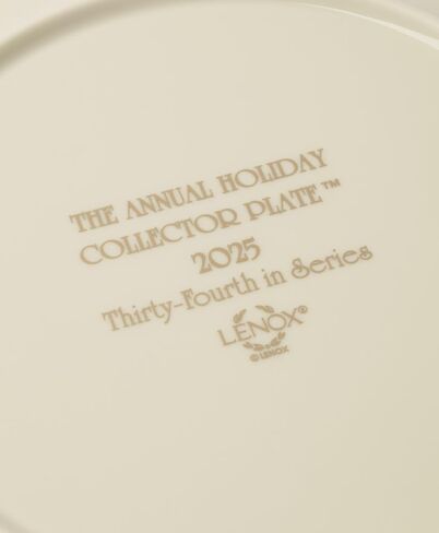 Lenox 897905 2025 Annual Holiday Plate, Christmas Plates, Dishware in Saudi Arabia