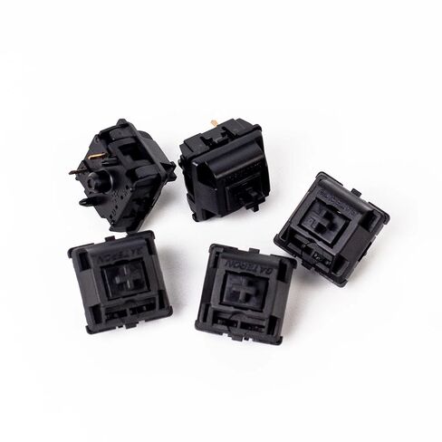 Gateron Oil King Switch - 110PCS Linear Mechanical Keyboard Switches, 55gf Actuation, 5-Pin Hot-Swappable, Pre-Lubed, 20mm Long Spring, Smooth Typing for Gaming & Office in Saudi Arabia