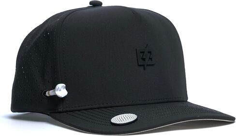 BRIMZ Golf Performance Hat - Tee Holder & Magnetic Brim - Breathable Sweat & Water Resistant Golfing Snapback Cap in Saudi Arabia