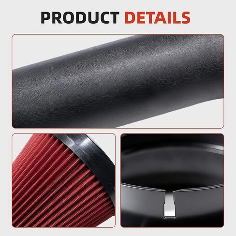 مجموعة مدخل الهواء البارد LS Swap مقاس 4 بوصات، متوافقة مع محركات LS1 LS2 LSX LQ4 LQ9، متوافقة مع Restomod A-Body & G-Body، Camaro، Chevelle، GTO، Monte Carlo، Caprice in Kuwait