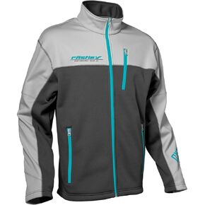 Castle X Men's Fusion G4 Mid-Layer Jacket (Charcoal/Silver/Turquoise - 3X-Large) in Saudi Arabia