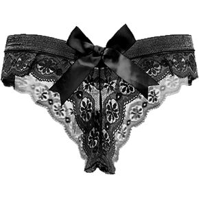 Justgoo G-String Thongs for Women T-Back Lace Hollow Out Thongs Sexy Low Low Weist Instralys 5 Pack in Kuwait