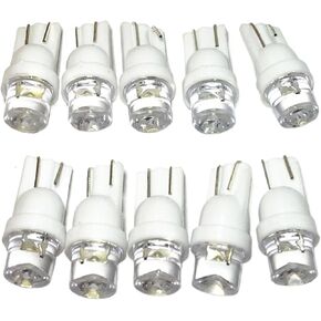 10 قطعة أضواء السيارة T10 LED 194 168 SMD لـ W5W إسفين الجانب لمبات مصباح 12 فولت لمبة وقوف السيارات أضواء التخليص الخارجية للسيارة (أصفر) in Kuwait