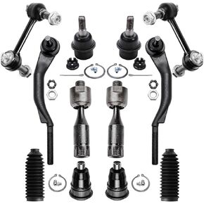 Detroit Axle - 2WD Front 8pc Suspension Kit for 2000-2002 Dodge Ram 2500 3500, 2001 Outer Inner Tie Rod Ends Lower Upper Ball Joints Replacement in Saudi Arabia