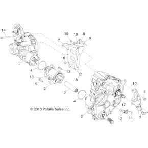 اقتران Polaris المحزوز، قطعة OEM الأصلية 3235065، الكمية 1 in Kuwait