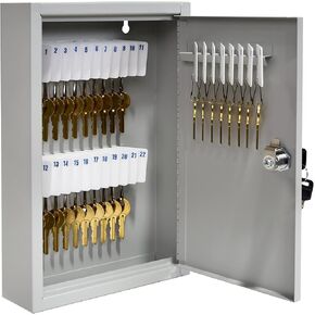 خزانة مفاتيح من BankSupplies STEELMASTER 30 | صندوق مفاتيح التحكم بقفل واحد | هيكل فولاذي ملحوم مقاس 22 | مقاومة للخدش | علامات مفاتيح قابلة للكتابة لسهولة التعرف عليها in Kuwait