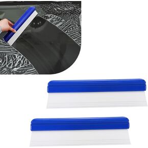 2PCS 12.2 Inch Car Drying Squeegee Water Blade, Silicone T Bar Car Squeegee for Window Cleaning, Upgrade 3-Layer Sink Squeegees Water Blades for Auto Home Use (Blue) in Saudi Arabia