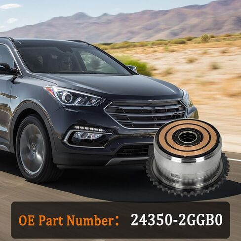 24350-2GGB0 مدخل تجميع CVVT متوافق مع Hyundai G70 2.0L 19-22، Santa Fe 2.0L & 2.4L 19-20، Santa Fe Sport، Tucson، Sonata وKia Sorento، Stinger، 243502GGB0 in Kuwait