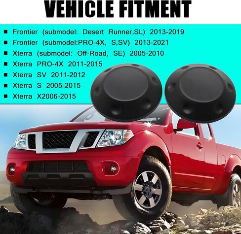 Fog Light Covers Left and Right Fit for Nissan Frontier 2013-2021 Nissan Xterra 2005-2015,Front Outer Fog Cover Finisher Trim Replaces for 62256-EA000 NI1038135 in Saudi Arabia