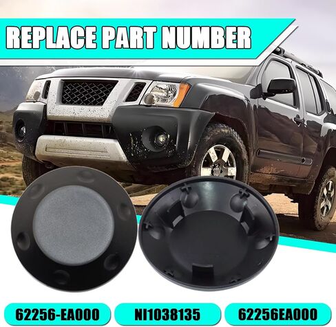 Fog Light Covers Left and Right Fit for Nissan Frontier 2013-2021 Nissan Xterra 2005-2015,Front Outer Fog Cover Finisher Trim Replaces for 62256-EA000 NI1038135 in Saudi Arabia