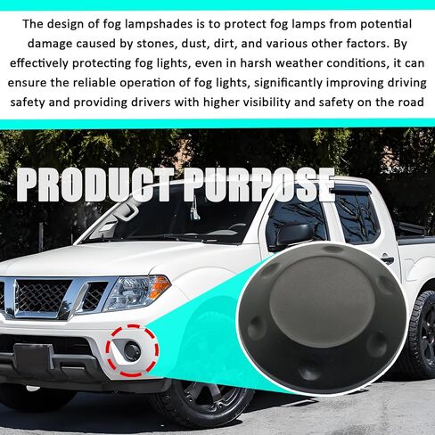 Fog Light Covers Left and Right Fit for Nissan Frontier 2013-2021 Nissan Xterra 2005-2015,Front Outer Fog Cover Finisher Trim Replaces for 62256-EA000 NI1038135 in Saudi Arabia