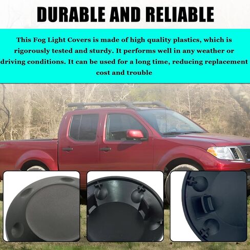 Fog Light Covers Left and Right Fit for Nissan Frontier 2013-2021 Nissan Xterra 2005-2015,Front Outer Fog Cover Finisher Trim Replaces for 62256-EA000 NI1038135 in Saudi Arabia