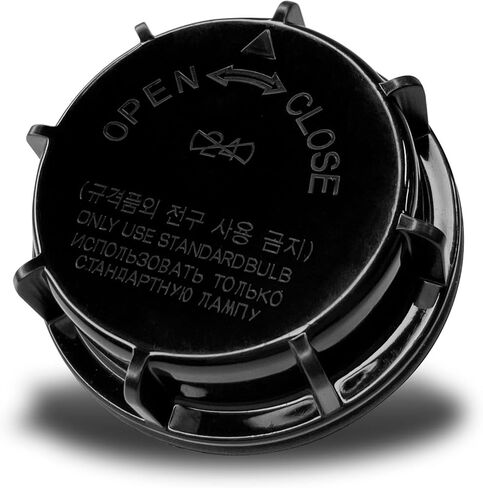 Car Headlight Dust Cover Cap Replacement, Car Headlight Lamp Housing Cover with Threaded Fastening, Car Spotlight LED Bulb Lens Protective Caps for Hyundai Sonata Equus Azera, Kia Sedona in Saudi Arabia