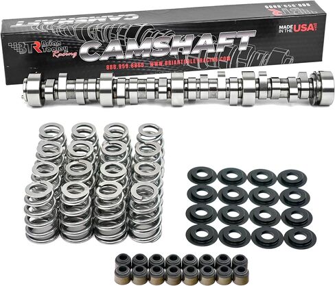 BTR Brian Tooley Racing Stage 1 LS Truck Camshaft V3 مستطيل المنفذ | يناسب محركات 6.0L و6.2L L92 L96 L94 LY6 L9H L76 L77 L99 LS3 (عمود الكامات فقط) in Kuwait