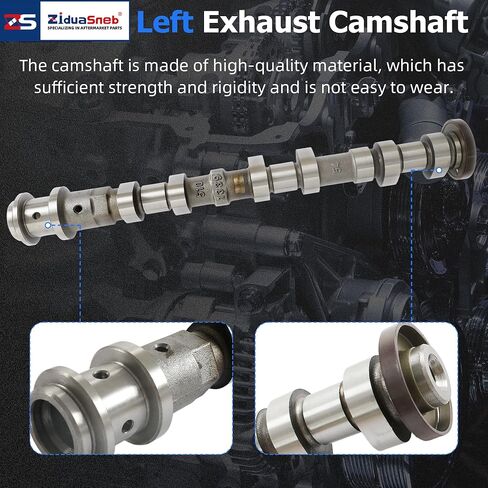 5048029AD Left Side Exhaust Camshaft Fit For Dodge Durango Jeep Wrangler Grand Cherokee Ram ProMaster 1500 Chrysler Pacifica Voyager 3.6L V6 2016-2024 5048029AA 5048029AB 5048029AC in Saudi Arabia