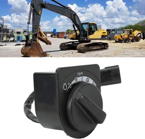 14725311 Selector Control Unit Rotaries Knob Throttle Knob Starter Motor Switch 14725311 Engine Throttle Selector Unit for EC220D EC250D EC350D EC380D EC480D Excavator in Saudi Arabia