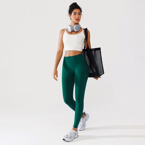 BRXL حمالة صدر رياضية للنساء من BRXL حمالة صدر يوجا ناعمة ومنخفضة التأثير ومنصات قابلة للإزالة ورقبة سكوب وأعلى صالة بيلاتيس in Kuwait