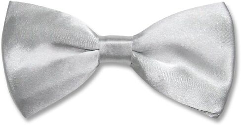 ربطة عنق رجالية بلون فضي ورمادي سادة من BOWTIE لبدلة السهرة أو البدلة in Saudi Arabia