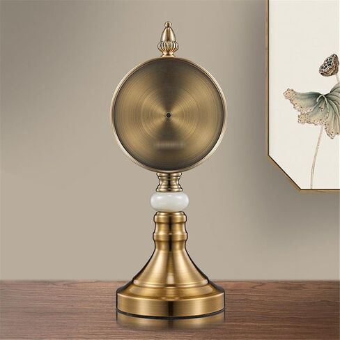 Sitting Room Clock Table Pendulum Metal Plated Copper Bedside Silent in Saudi Arabia