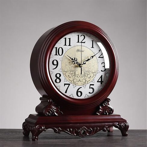 Chinese Seat Clock Living Room Table Type Retro Family Pendulum Sitting in Saudi Arabia