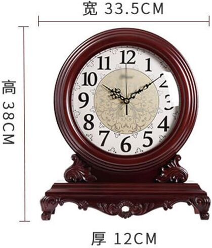 Chinese Seat Clock Living Room Table Type Retro Family Pendulum Sitting in Saudi Arabia