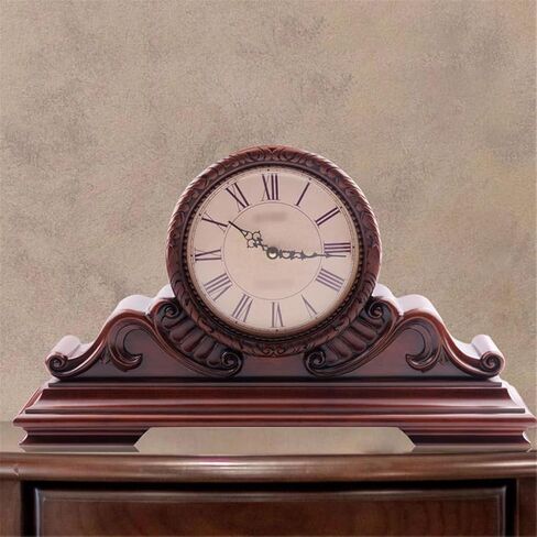 Solid Wooden Seat Clock Living Room Classical Hour Pendulum Table in Saudi Arabia