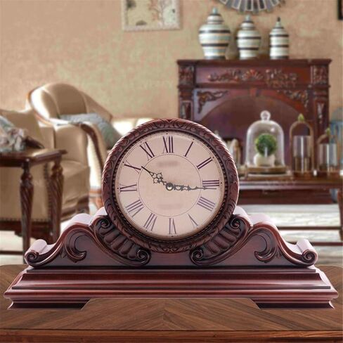 Solid Wooden Seat Clock Living Room Classical Hour Pendulum Table in Saudi Arabia
