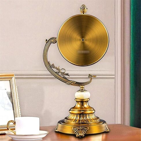 Sitting Room Seat Clock Plated Copper Pendulum Desk Table in Saudi Arabia