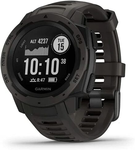 Garmin Instinct, GPS Watch, Graphite, Refurbished in Saudi Arabia