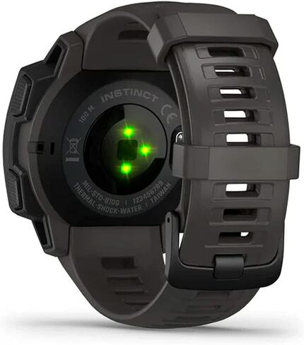 Garmin Instinct, GPS Watch, Graphite, Refurbished in Saudi Arabia
