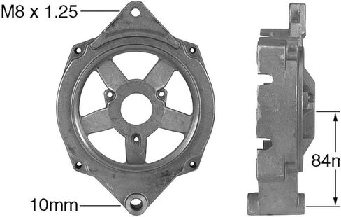 New Alternator Frame DE Compatible With Bobcat 641 643 741 743 974 1080B 1600 1983-1985; Compatible With Atlas Copco XAS175 1996-2006 W4656 AZDR4105 41-37294 50012026 74160AD D12013 1987051 in Saudi Arabia