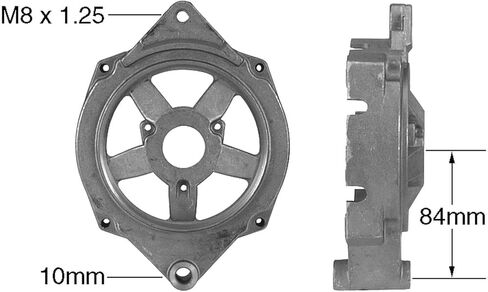 New Alternator Frame DE Compatible With Bobcat 641 643 741 743 974 1080B 1600 1983-1985; Compatible With Atlas Copco XAS175 1996-2006 W4656 AZDR4105 41-37294 50012026 74160AD D12013 1987051 in Saudi Arabia