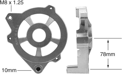 New Alternator Frame DE Compatible With AM General Hummer 6.2L 1992-1993, Hummer 6.5L 1994; Compatible With Chevrolet C1500 C2500 4.3L 5.0L 6.5L 1994-1995 10475376 10475377 10476236 10477178 in Saudi Arabia